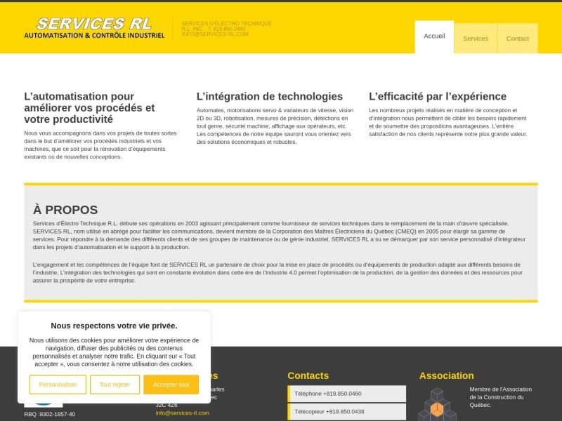 Aperçu de Services RL (Services d'Électro Techniques RL) inc.