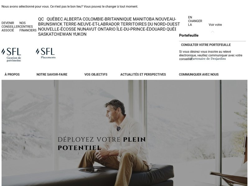 Aperçu de SFL Partenaire De Desjardins Sécurité Financière