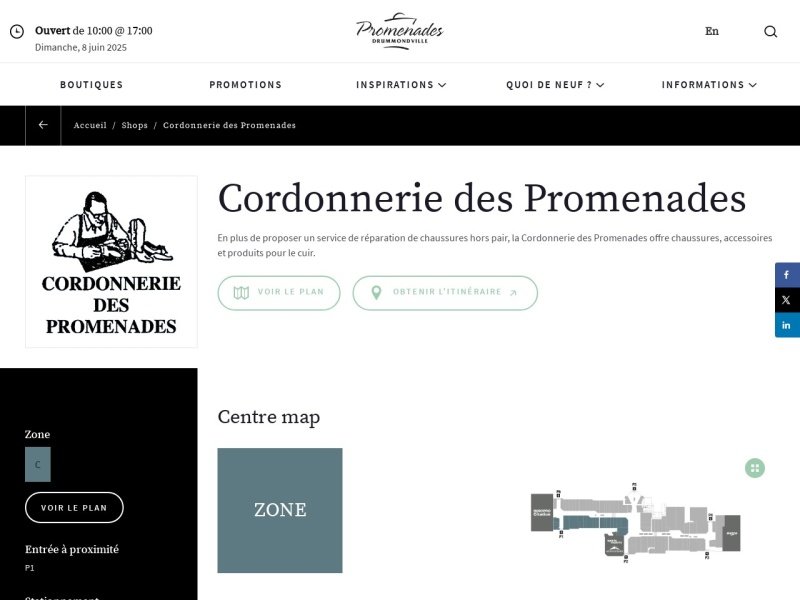Aperçu de Cordonnerie Des Promenades