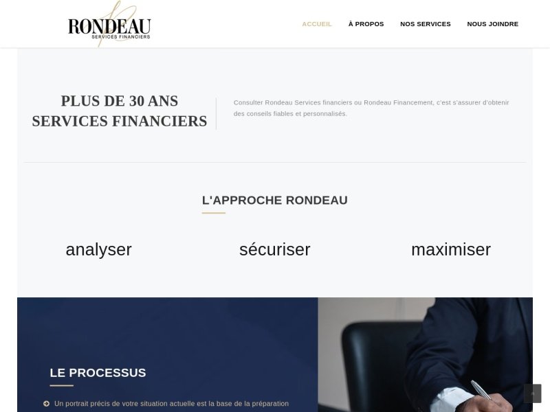 Aperçu de Rondeau SF | Services financiers