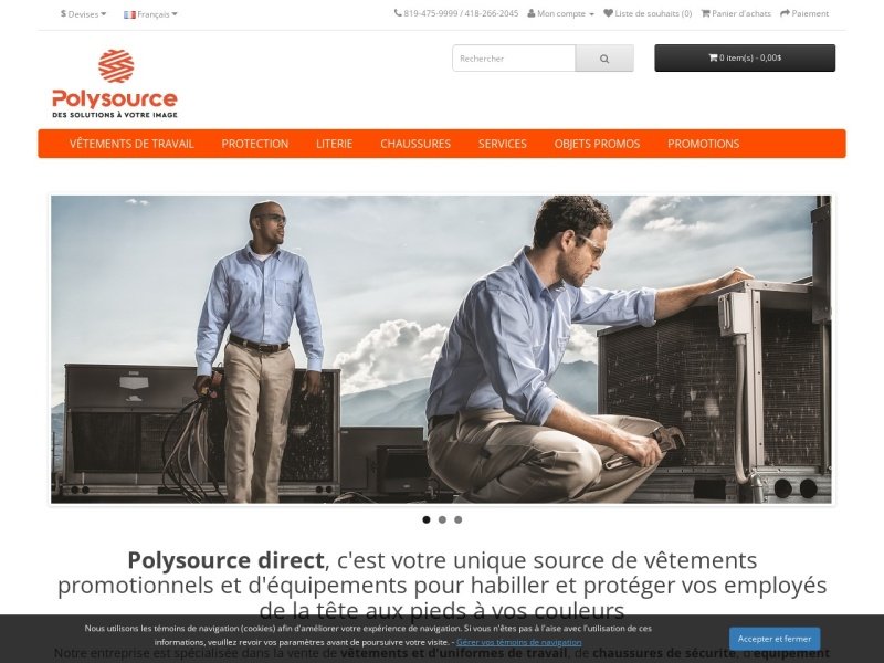 Aperçu de Polysource Direct Inc
