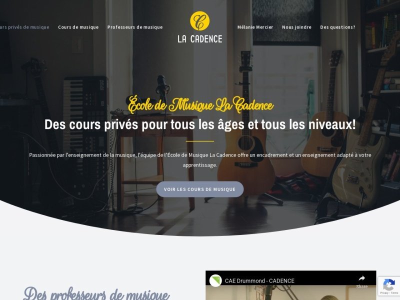 Aperçu de École de musique La Cadence