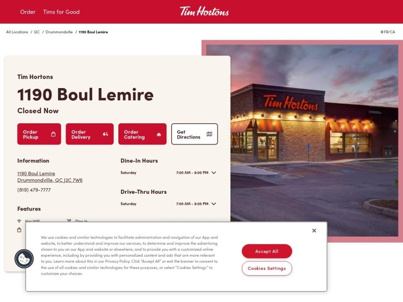 Aperçu de Tim Hortons