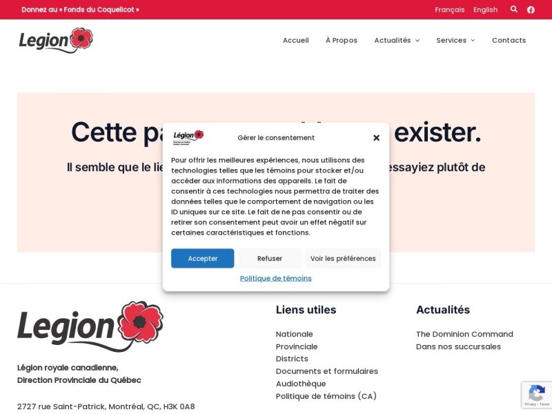 Aperçu de Legion Canadienne