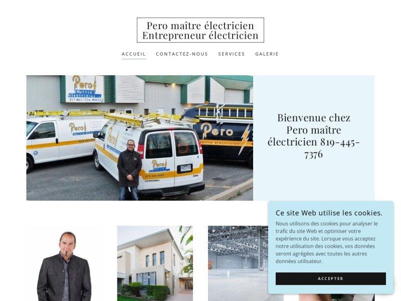 Aperçu de Pero Maître Electricien inc