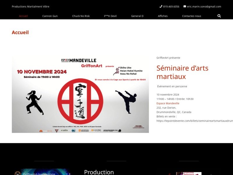 Aperçu de Productions Maritalement Vôtre