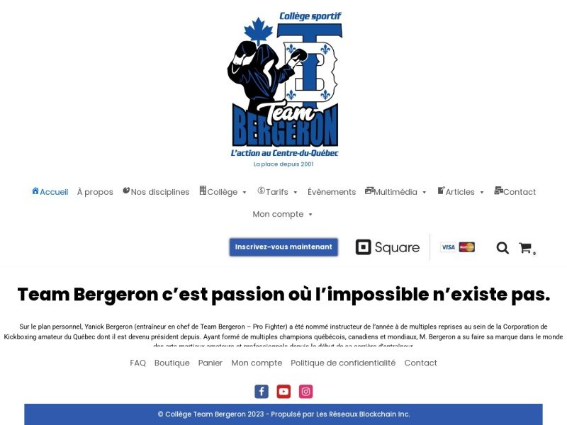 Aperçu de Middle School Sports Team Bergeron