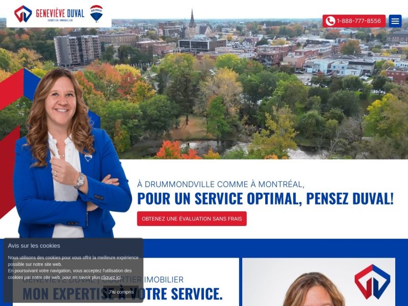Aperçu de Geneviève Duval - Courtier immobilier Drummondville et environs