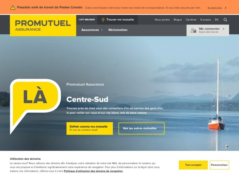 Aperçu de Promutuel Assurance Centre-Sud