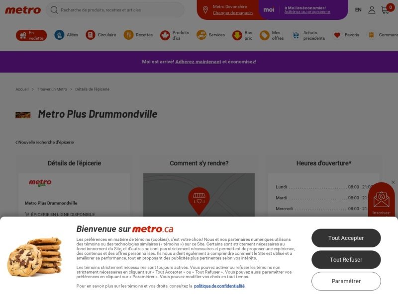 Aperçu de Metro Plus Drummondville
