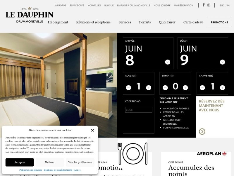 Aperçu de Hôtel et Suites Le Dauphin Drummondville