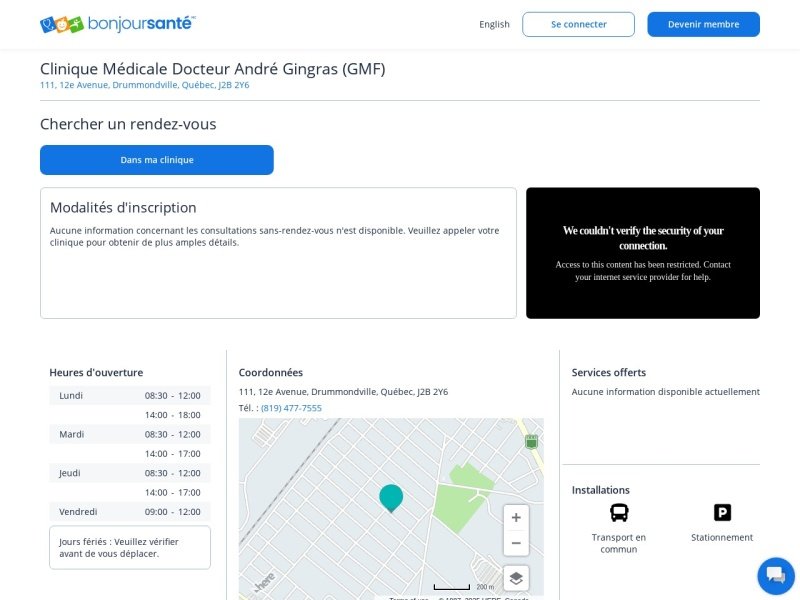 Aperçu de Andre Gingras MD