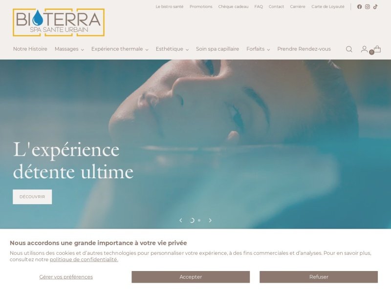 Aperçu de Bioterra Urban Health Spa