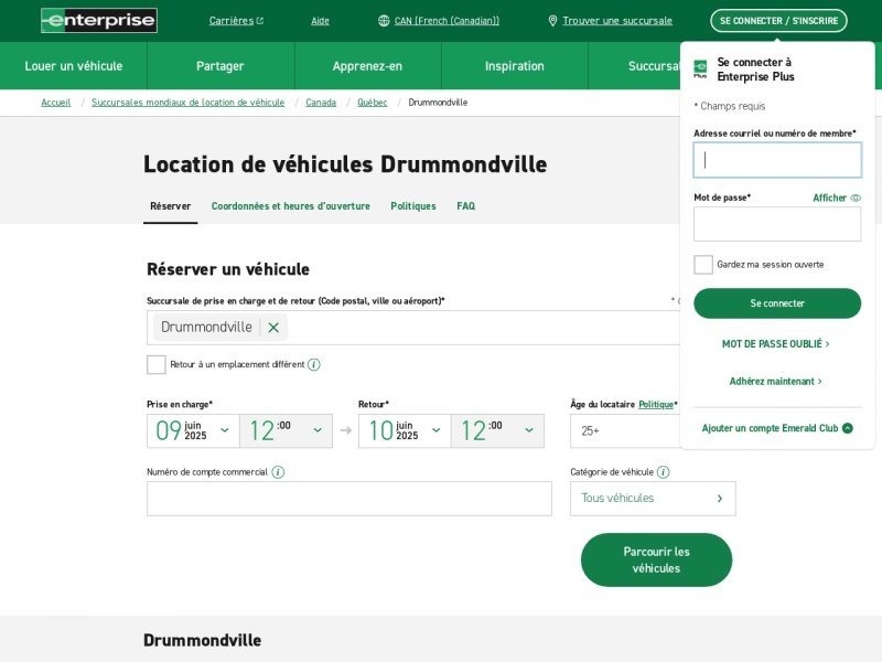 Aperçu de Enterprise Rent-A-Car