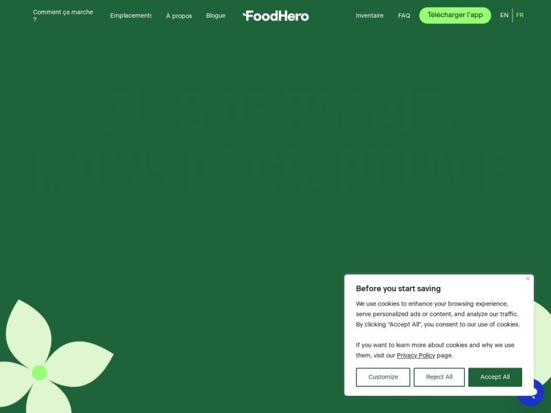 Aperçu de FoodHero