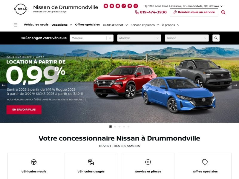 Aperçu de Nissan de Drummondville