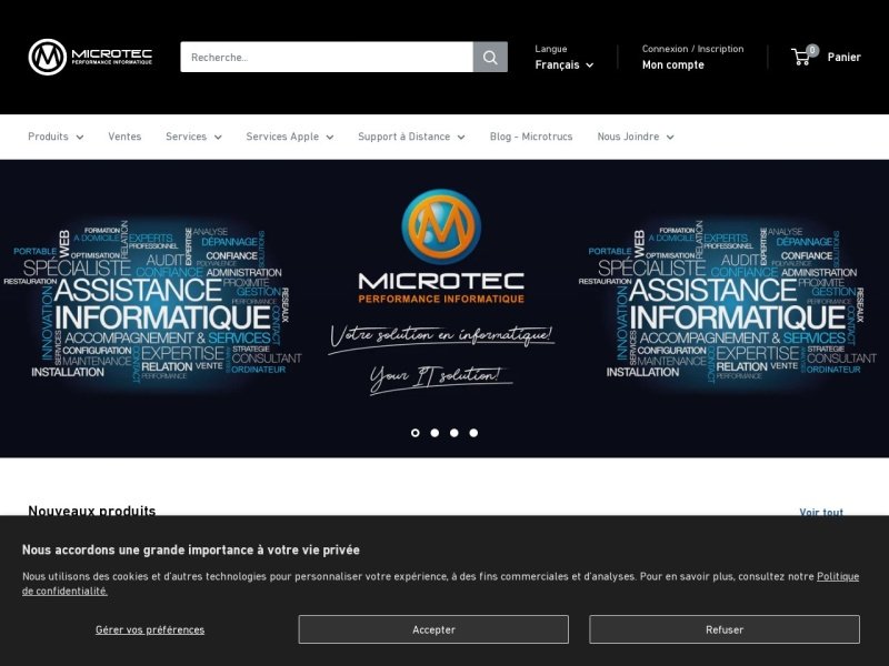 Aperçu de Microtec Performance Informatique