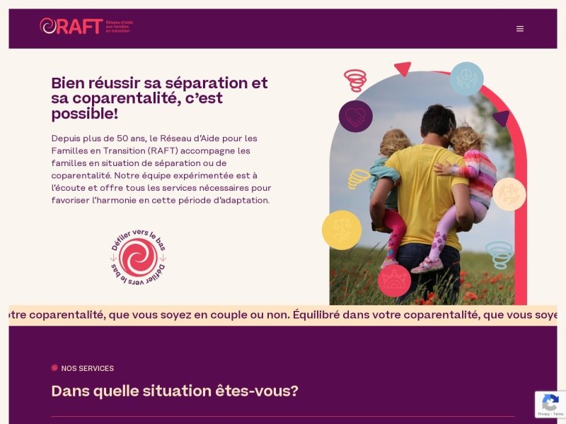 Aperçu de Réseau d'aide aux familles en transition (RAFT)