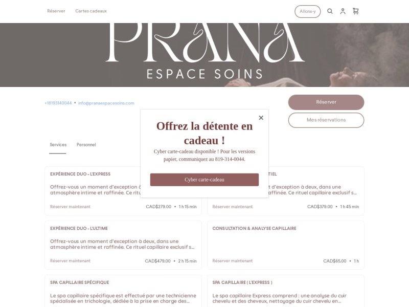 Aperçu de PRANA Espace Soins