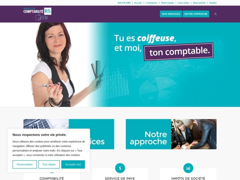 Aperçu de Service de Comptabilité RS