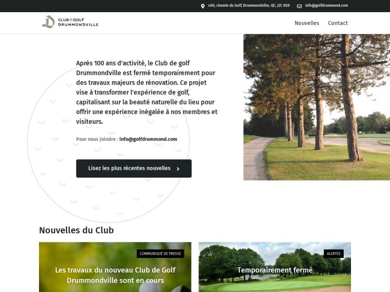 Aperçu de Club de Golf Drummondville