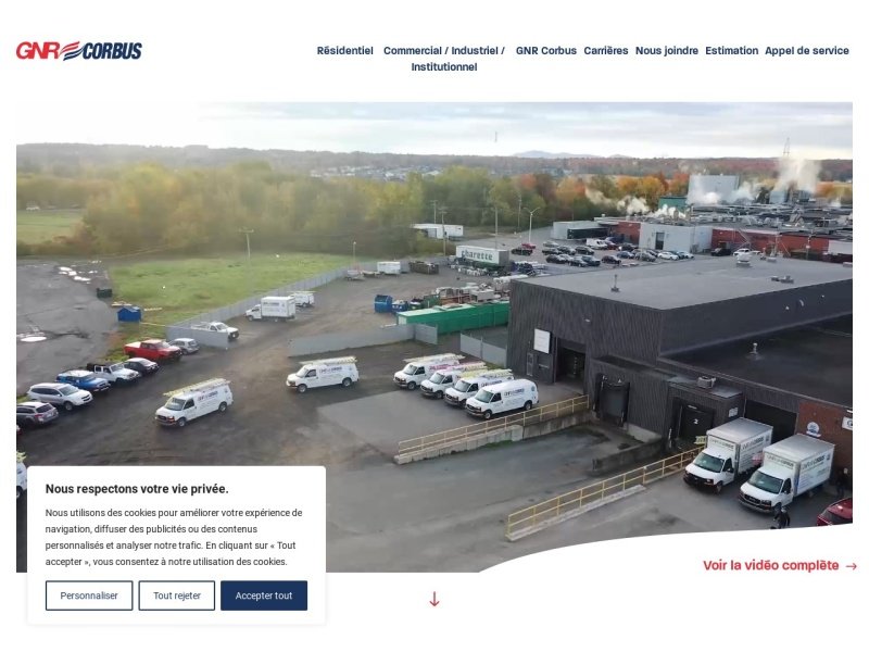 Aperçu de GNR Corbus - Drummondville | Service de chauffage, ventilation et climatisation | Résidentiel et Commercial