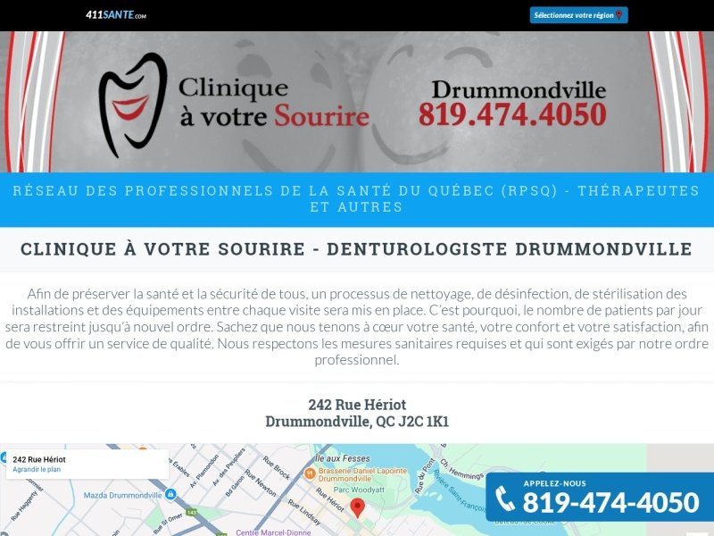Aperçu de Clinique à votre Sourire - Denturologiste Drummondville