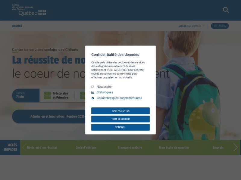 Aperçu de Commission Scolaire Des Chenes