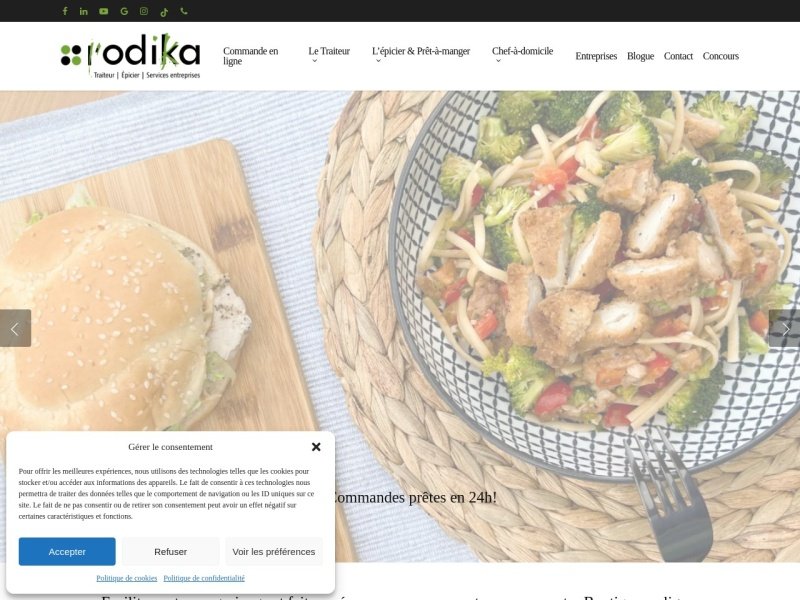 Aperçu de L'Odika Traiteur | Épicier | Services entreprises