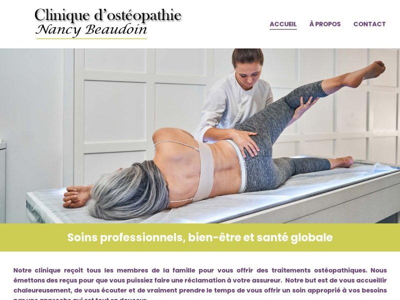 Aperçu de Clinique d'ostéopathie Nancy Beaudoin Drummondville
