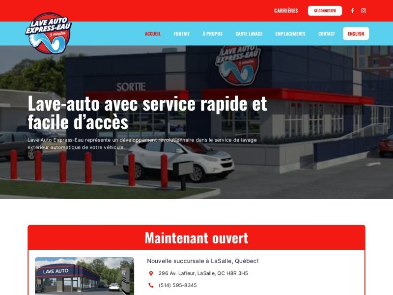 Aperçu de Lave-auto Express-eau Drummondville