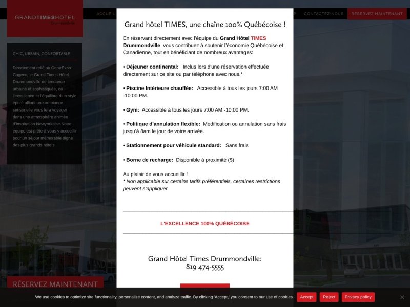 Aperçu de Grand Times Hotel