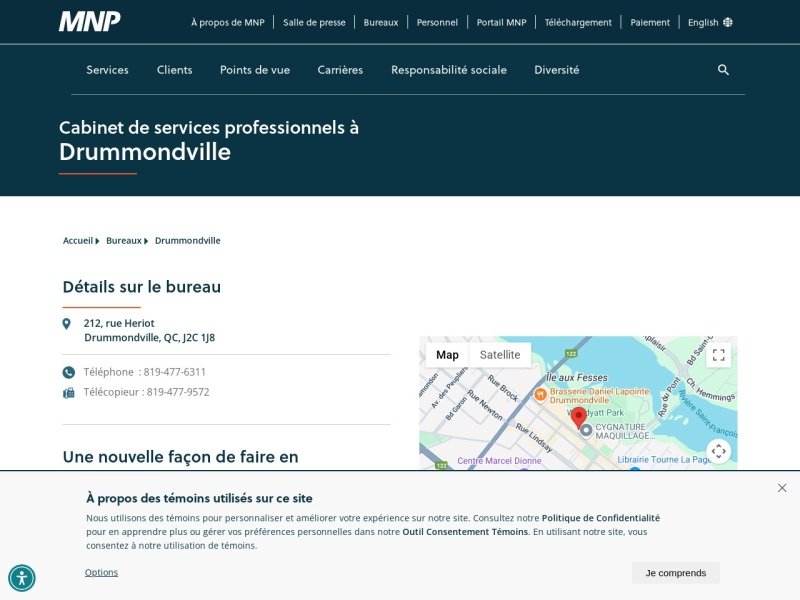 Aperçu de MNP - Services de comptabilité, consultation et fiscalité