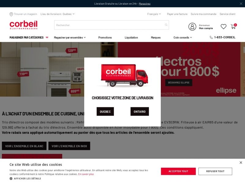 Aperçu de Corbeil Électroménagers