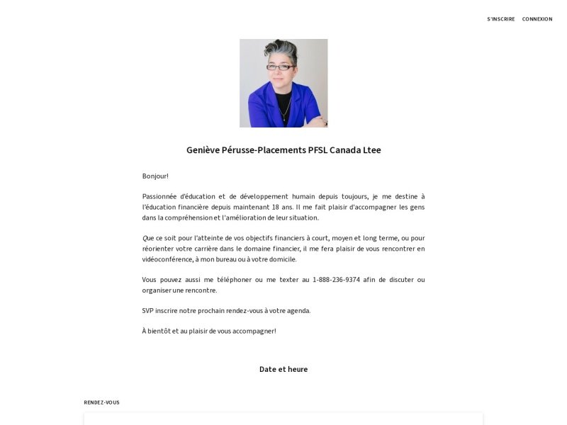 Aperçu de Genieve Perusse-Services Financiers Primerica