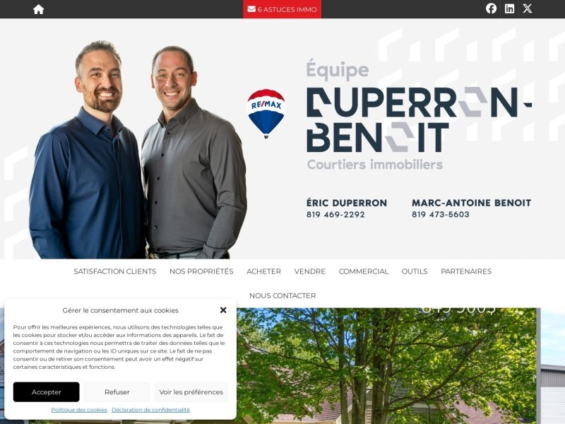 Aperçu de Équipe Duperron-Benoit, courtiers immobiliers