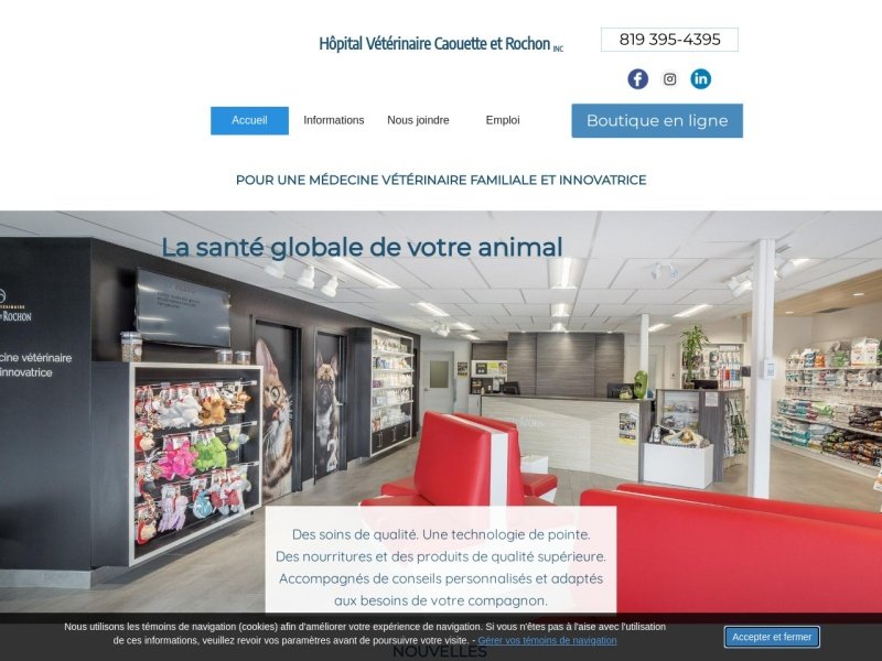 Aperçu de Hôpital Vétérinaire Caouette et Rochon inc.