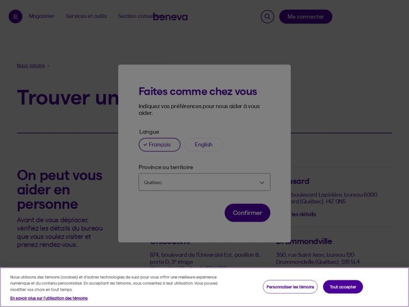 Aperçu de Beneva - Assurance auto et habitation - Drummondville