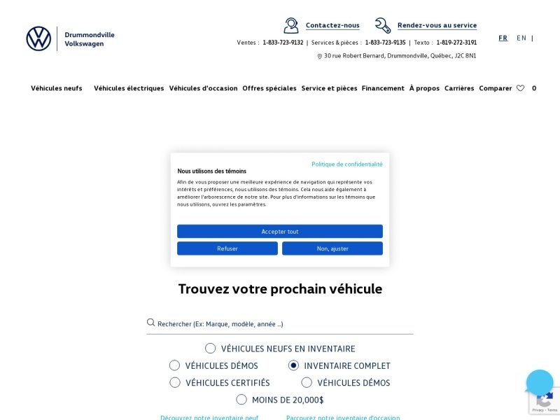 Aperçu de Drummondville Volkswagen