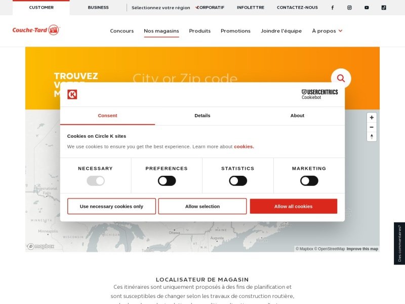 Aperçu de Couche-Tard