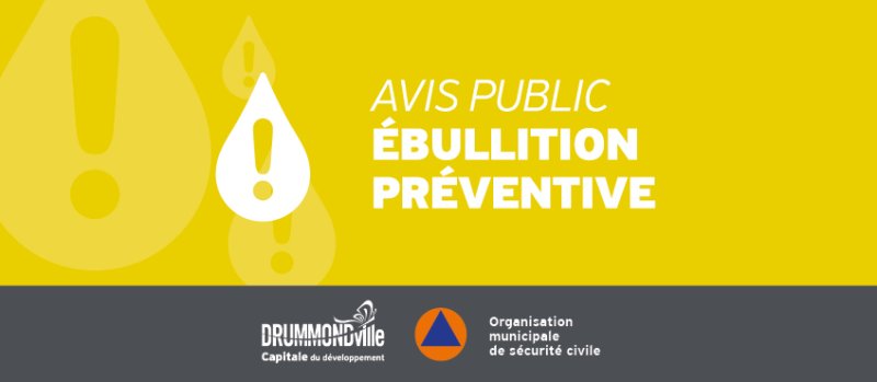 Coupure d’eau et avis d’ébullition préventif sur la rue Notre-Dame