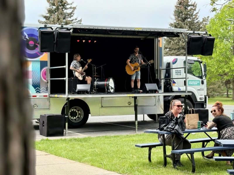 Une scène nomade prend la route des parcs de Drummondville!
