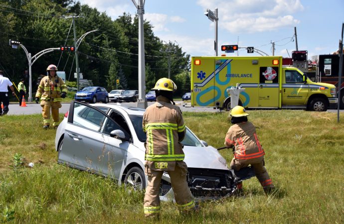 Violente collision : Le scénario se répète à l’intersection René-Lévesque et Robert-Bernard