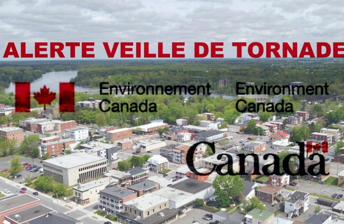 Veille de tornade au Centre-du-Québec : la population invitée à la prudence