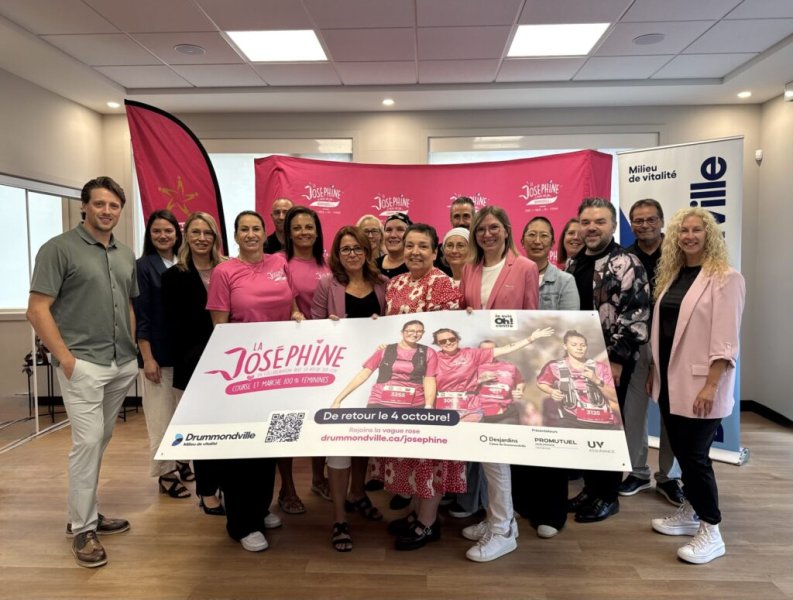 La vague rose de La Joséphine déferlera à nouveau sur Drummondville le 4 octobre!