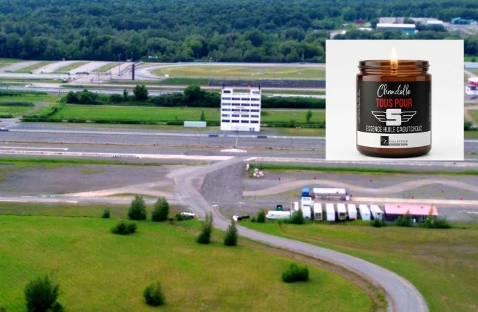 Pour contribuer à sauver Sanair : Le coureur automobile Bertrand Godin mise sur les effluves de caoutchouc brûlé, d’huile à moteur et d’essence haute performance !
